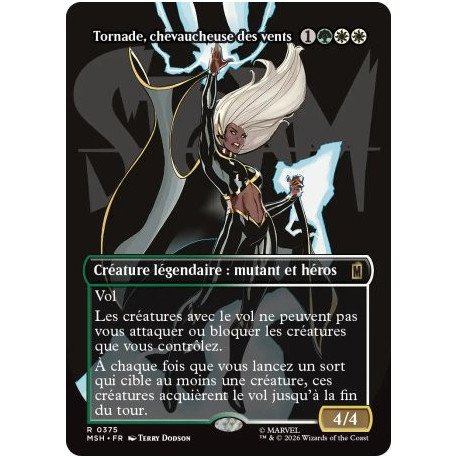 (Foil) Multicolore - Tornade, chevaucheuse des vents (V2, Borderless Logo) (R) [MSH]