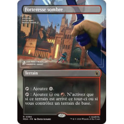 (Foil) Terrain - Forteresse sombre (V2, Borderless) (R) [MSH]