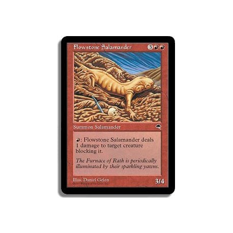 Rouge - Salamandre de fluipierre (U)