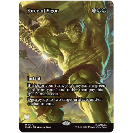 Verte - Force de vigueur (M) [MAR]