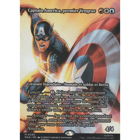 Multicolore - Captain America, premier Vengeur (M) [MAR]