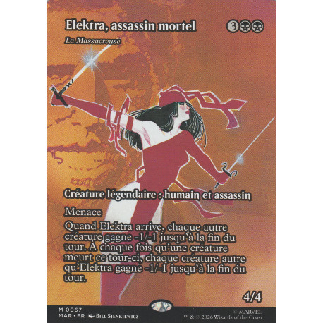 Noire - Elektra, assasin mortel (La Massacreuse) (M) [MAR]