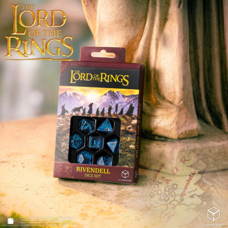 Le Seigneur des Anneaux – Set de Dés Fondcombe (Rivendell) : Eau