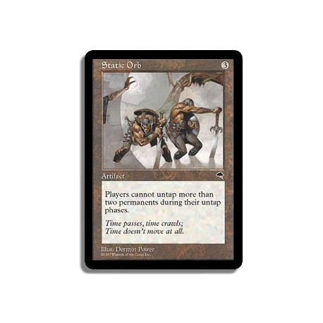 Artefact - Orbe statique (R)