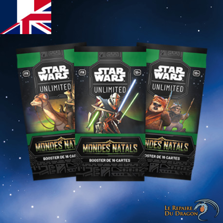 Booster Mondes Natals (Homeworlds) - Star Wars™: Unlimited (Sortie le 9/10/26)