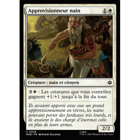 (Foil) Blanche - Approvisionneur nain (C) [HOB]
