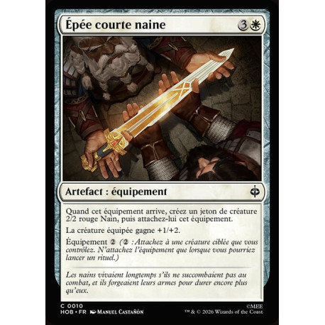 (Foil) Blanche - Épée courte naine (C) [HOB]