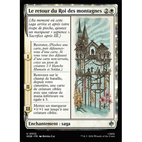 (Foil) Blanche - Le retour du Roi des montagnes (U) [HOB]