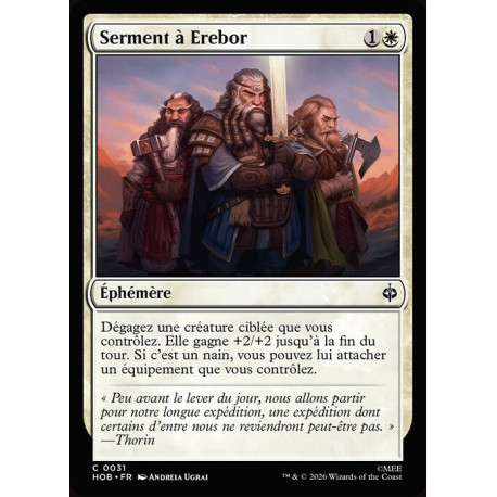 (Foil) Blanche - Serment à Erebor (C) [HOB]