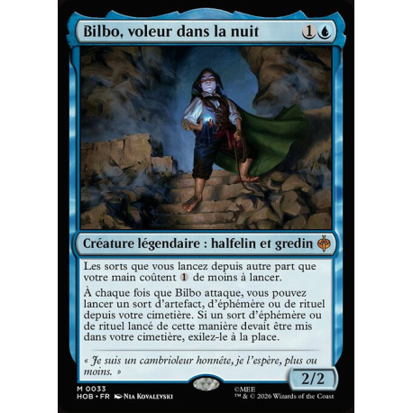 (Foil) Bleue - Bilbo, voleur dans la nuit (V1) (M) [HOB]