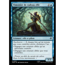 (Foil) Bleue - Timonier de radeau elfe (U) [HOB]