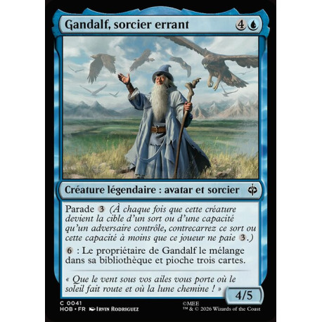 (Foil) Bleue - Gandalf, sorcier errant (C) [HOB]
