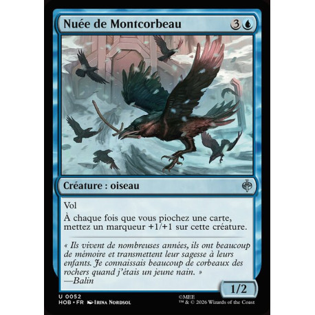 (Foil) Bleue - Nuée de Montcorbeau (U) [HOB]