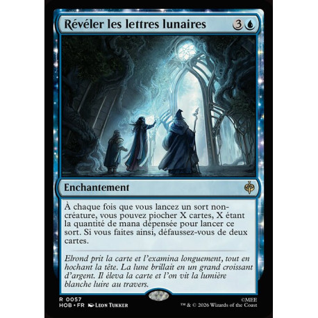 (Foil) Bleue - Révéler les lettres lunaires (R) [HOB]