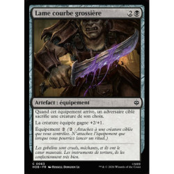 (Foil) Noire - Lame courbe grossière (C) [HOB]