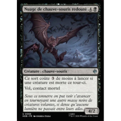 (Foil) Noire - Nuage de chauve-souris redouté (V1) (U) [HOB]