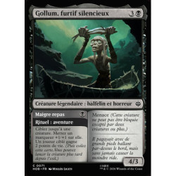 (Foil) Noire - Gollum, furtif silencieux (C) [HOB]