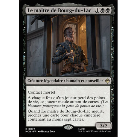 (Foil) Noire - Le maître de Bourg-du-Lac (R) [HOB]