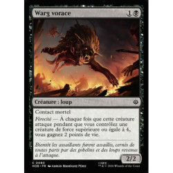 (Foil) Noire - Warg vorace (C) [HOB]