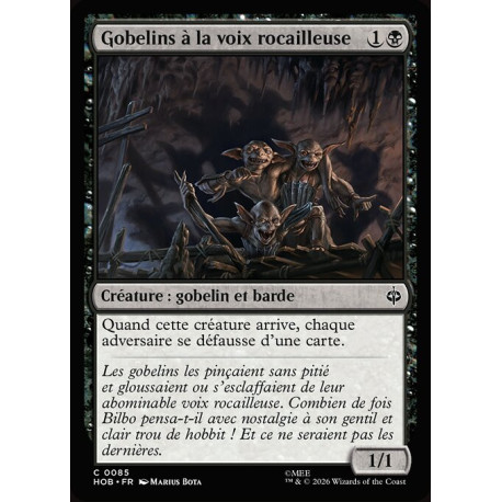 (Foil) Noire - Gobelins à la voix rocailleuse (C) [HOB]