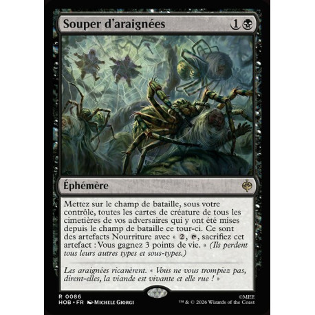 (Foil) Noire - Souper d'araignées (R) [HOB]