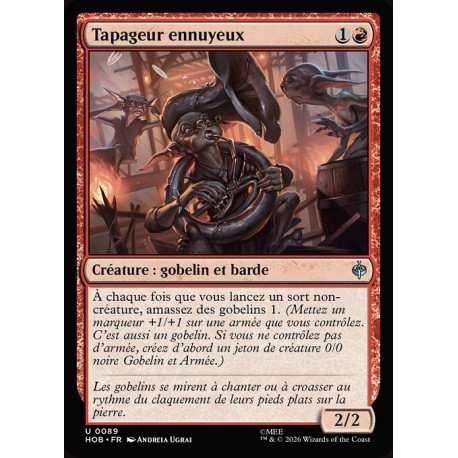 (Foil) Rouge - Tapageur ennuyeux (U) [HOB]