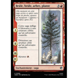 (Foil) Rouge - Brûle, brûle, arbre, plante (U) [HOB]