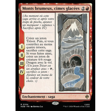 (Foil) Rouge - Monts brumeux, cimes glacées (R) [HOB]