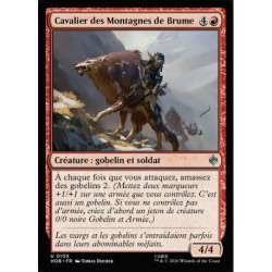 (Foil) Rouge - Cavalier des Montagnes de Brume (U) [HOB]