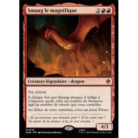 (Foil) Rouge - Smaug le magnifique (V1) (M) [HOB]
