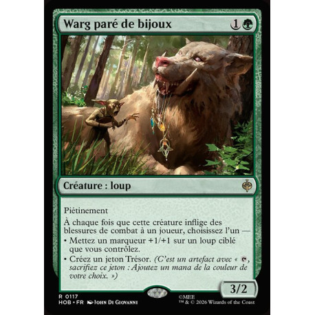 (Foil) Verte - Warg paré de bijoux (R) [HOB]