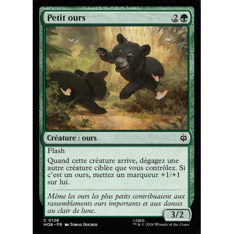 (Foil) Verte - Petit ours (C) [HOB]