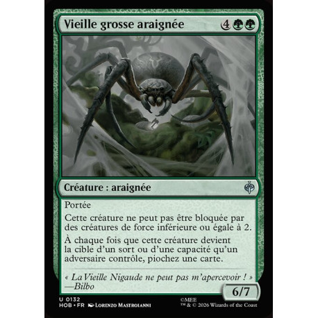 (Foil) Verte - Vieille grosse araignée (U) [HOB]