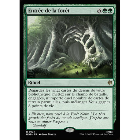 (Foil) Verte - Entrée de la forêt (R) [HOB]