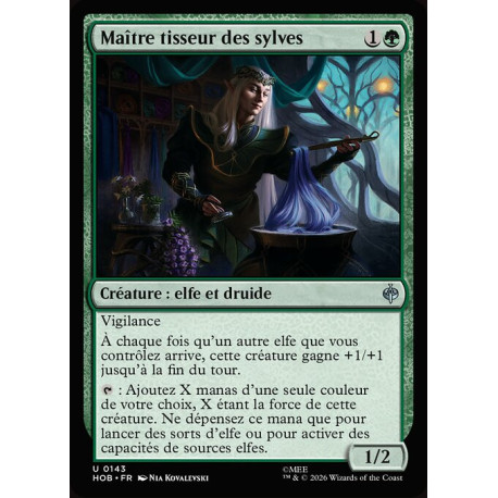 (Foil) Verte - Maître tisseur des sylves (U) [HOB]