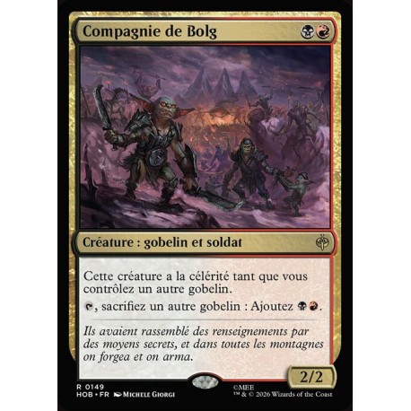 (Foil) Multicolore - Compagnie de Bolg (V1) (R) [HOB]