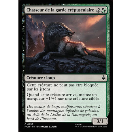 (Foil) Multicolore - Chasseur de la garde crépusculaire (C) [HOB]