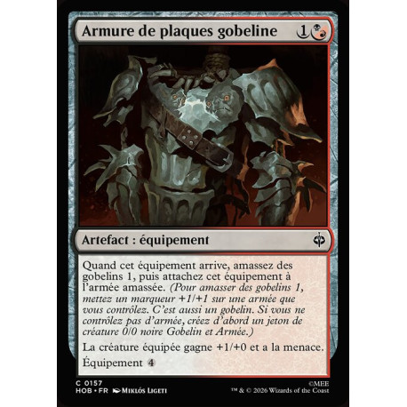 (Foil) Multicolore - Armure de plaques gobeline (C) [HOB]