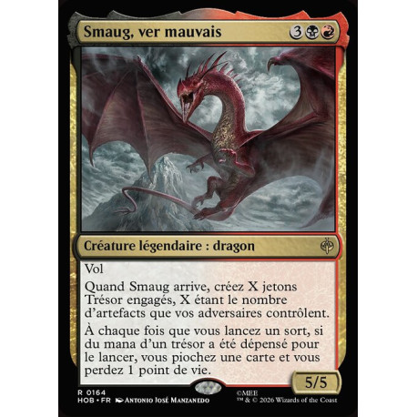 (Foil) Multicolore - Smaug, ver mauvais (V1) (R) [HOB]