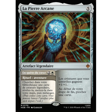 (Foil) Incolore - La Pierre Arcane (V1) (M) [HOB]