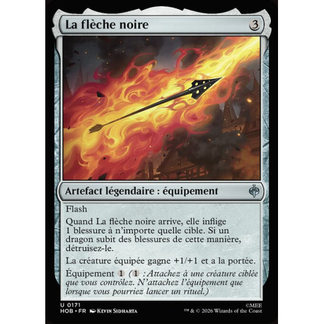 (Foil) Incolore - La flèche noire (U) [HOB]