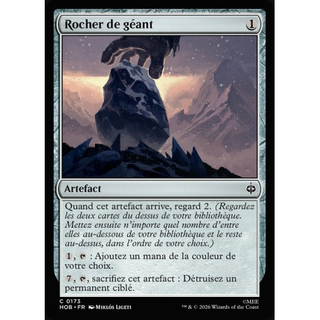 (Foil) Incolore - Rocher de géant (C) [HOB]