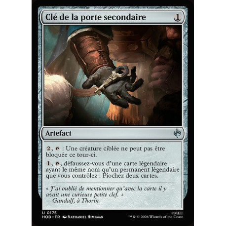 (Foil) Incolore - Clé de la porte secondaire (U) [HOB]