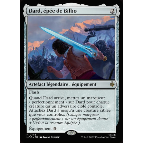 (Foil) Incolore - Dard, épée de Bilbo (V1) (R) [HOB]