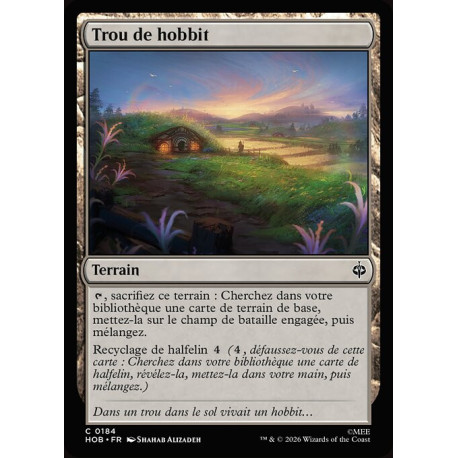 (Foil) Terrain - Trou de hobbit (C) [HOB]