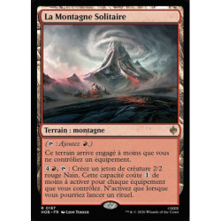 (Foil) Terrain - La Montagne Solitaire (V1) (R) [HOB]