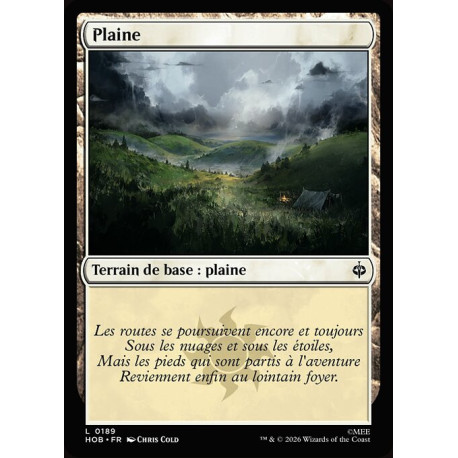 (Foil) Terrain - Plaine (V1) (L) [HOB]