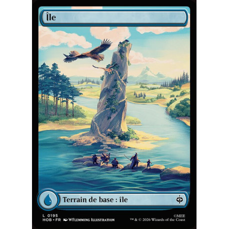 (Foil) Terrain - Île (V2) (L) [HOB]