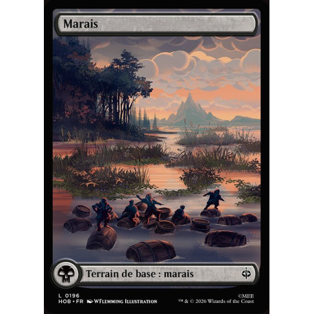 (Foil) Terrain - Marais (V2) (L) [HOB]
