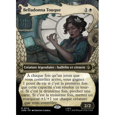 (Foil) Blanche - Belladonna Touque (V2 Dragon Hoard Frame) (R) [HOB]